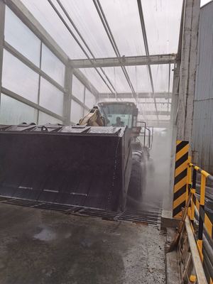 洗車機新型渣土車噴淋封閉式洗車機是環(huán)保的新方向